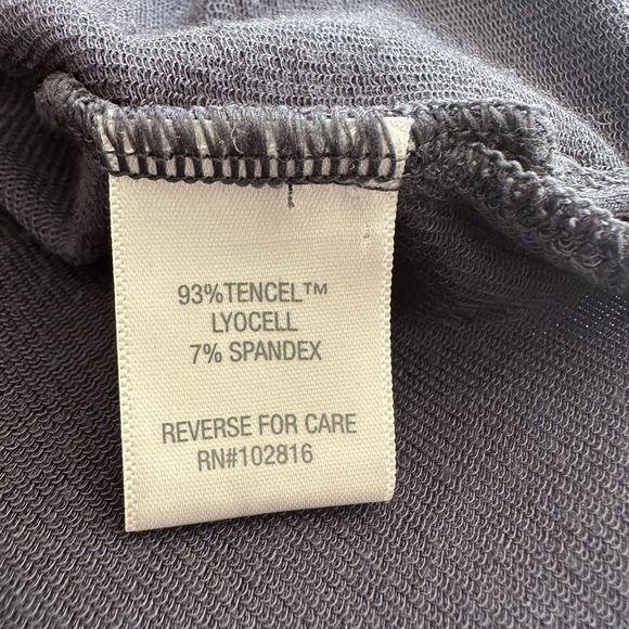 Garnet Hill navy knit tee dress, size medium - Picture 8 of 11